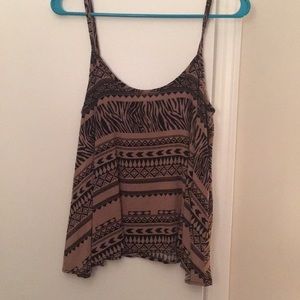 Sleeveless tribal shirt